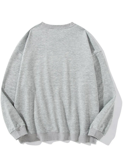 Mens Printed Sweatshirt by Tee Tall TTMPWS46 - Grey