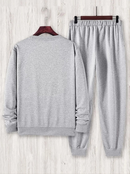 Mens Sweatshirt and Pants Set by Tee Tall - MSPSTT6 - Grey Grey