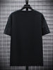 Mens Cotton Sticker Printed T-Shirt TTMPS63 - Black