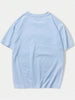 Mens Cotton Sticker Printed T-Shirt TTMPS75 - Light Blue