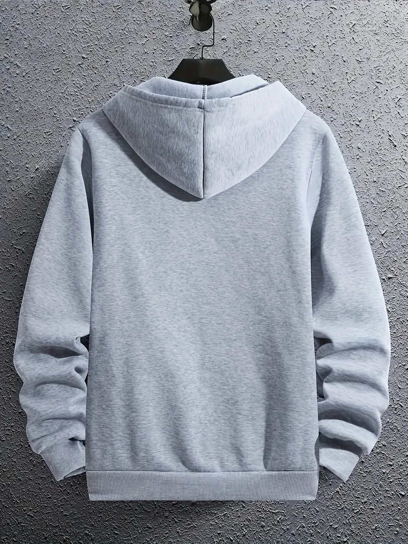 Tee Tall Mens Printed Hooded Zip Jacket - TTMPHZJPR5 - Grey