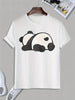 Mens Cotton Sticker Printed T-Shirt TTMPS86 - White