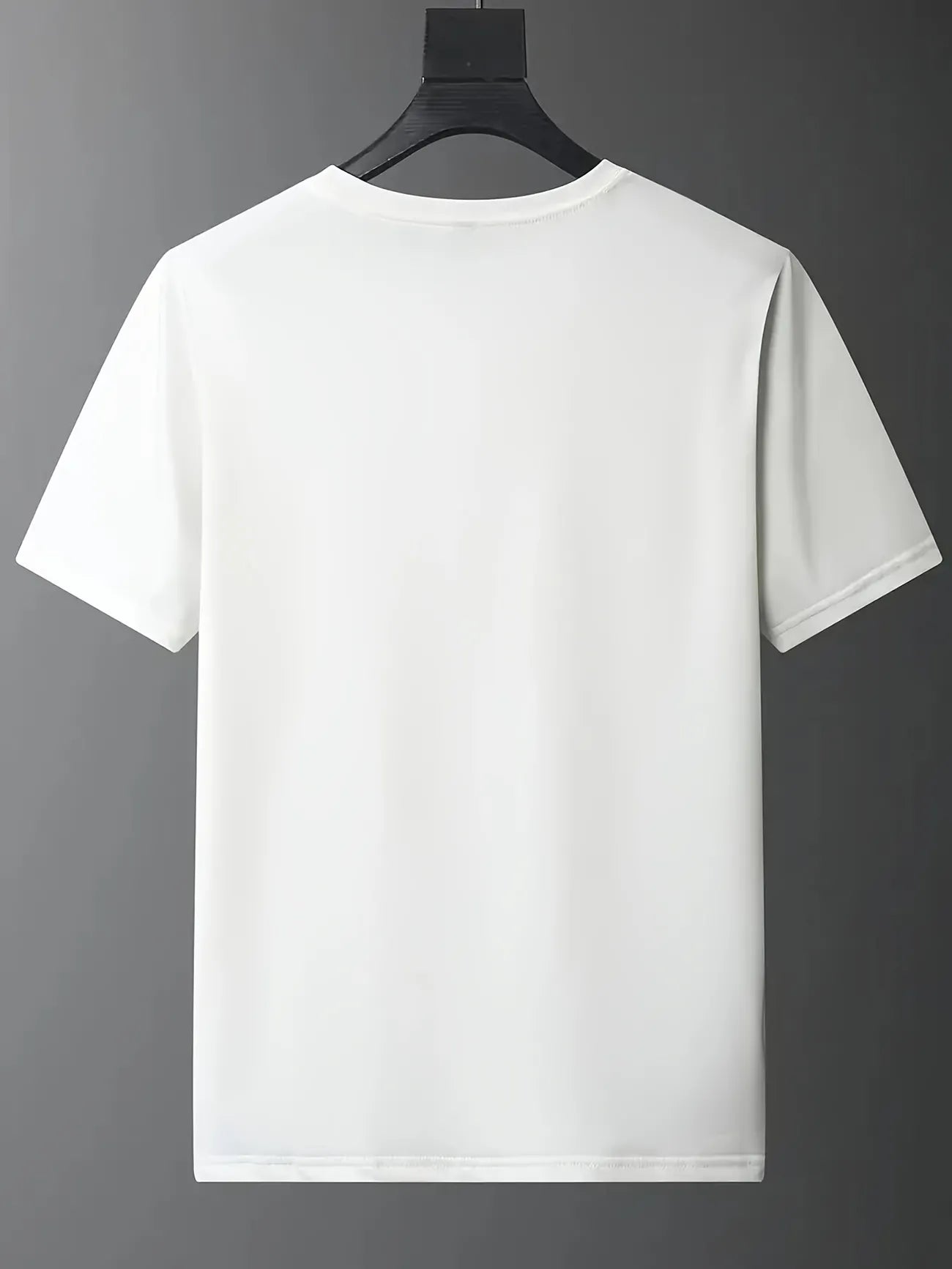 Mens Cotton Sticker Printed T-Shirt by Tee Tall TTMPS106 - White