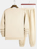 Mens Sweatshirt and Pants Set by Tee Tall - MSPSTT7 - Cream Cream