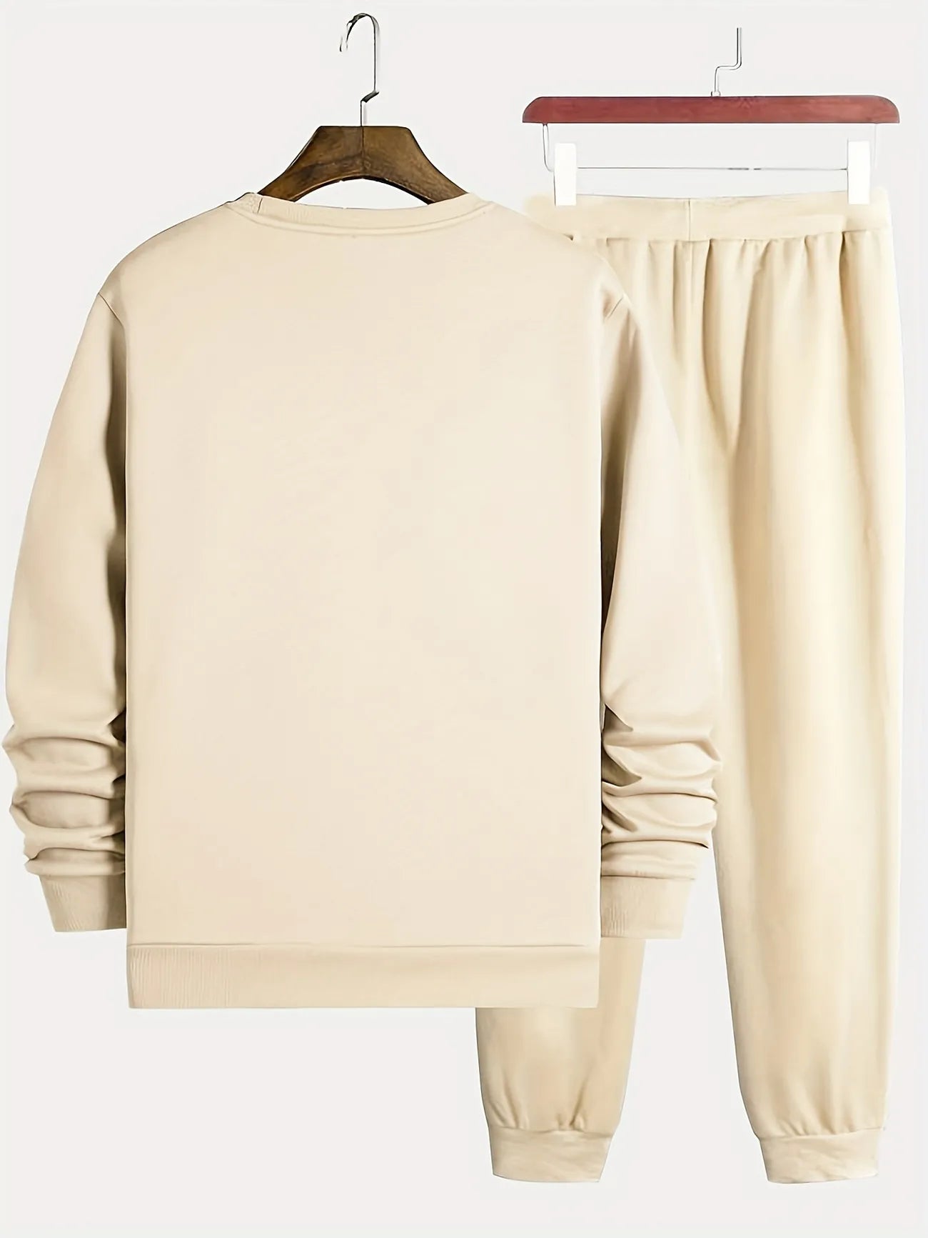 Mens Sweatshirt and Pants Set by Tee Tall - MSPSTT8 - Cream Cream