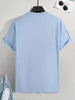 Nine Zero TD Printed NZMT24 T-Shirt - Light Blue