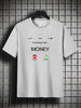 Mens Cotton Sticker Printed T-Shirt by Tee Tall TTMPS105 - Grey