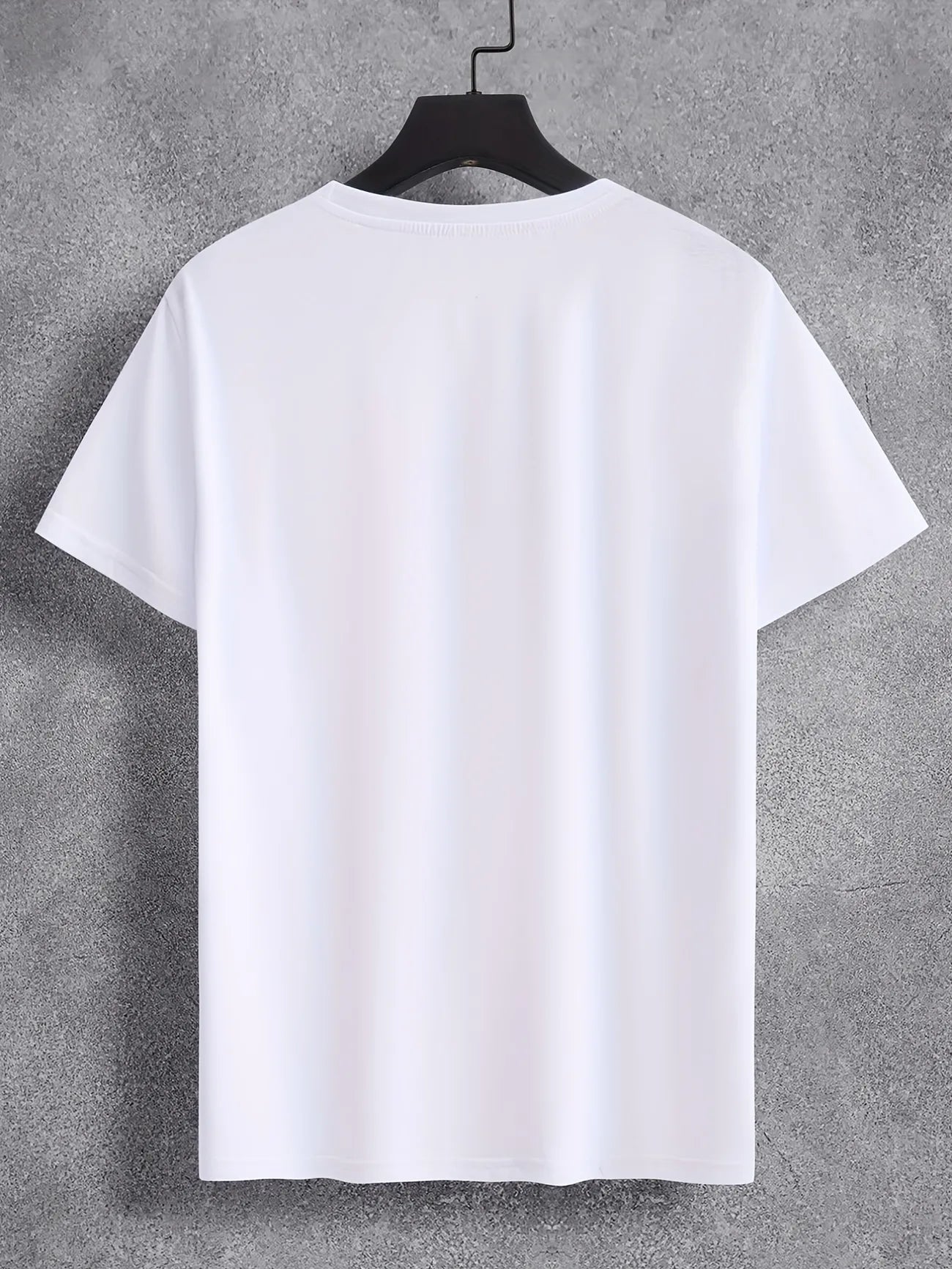 Mens Cotton Sticker Printed T-Shirt TTMPS89 - White