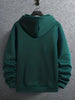Tee Tall Mens Printed Hooded Zip Jacket - TTMPHZJPR4 - Green