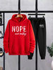 Mens Hoodie and Pants Set by Tee Tall - MHPSTT12 - Red Black