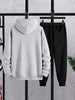 Mens Hoodie and Pants Set by Tee Tall - MHPSTT10 - Grey Black