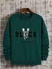 Mens Printed Sweatshirt by Tee Tall TTMPWS25 - Green