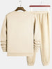 Mens Sweatshirt and Pants Set by Tee Tall - MSPSTT1 - Cream Cream