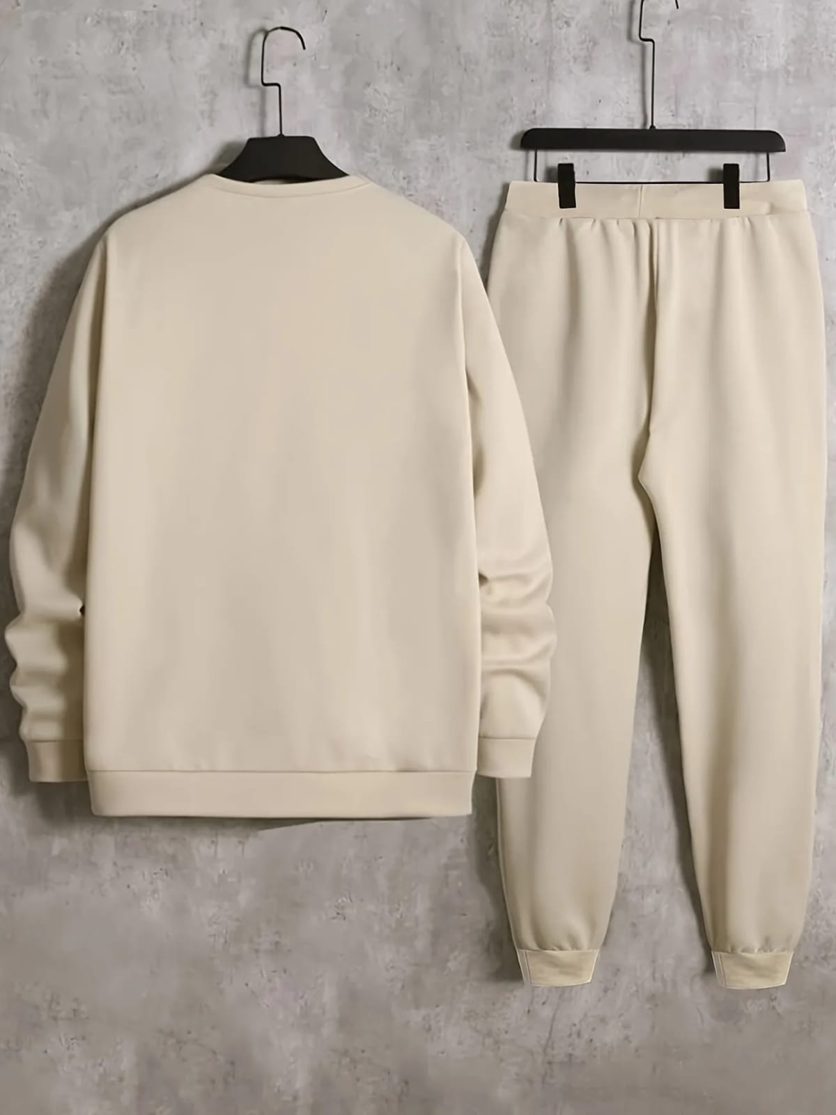Mens Sweatshirt and Pants Set by Tee Tall - MSPSTT4 - Cream Cream
