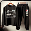 Mens Sweatshirt and Pants Set by Tee Tall - MSPSTT71 - Black Black