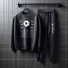 Mens Sweatshirt and Pants Set by Tee Tall - MSPSTT66 - Black Black