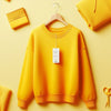 Womens Memnu Cotton Fleece CORE Sweatshirt - Yellow