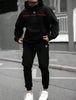 Mens Hoodie and Pants Set by Tee Tall - MHPSTT33 - Black Black