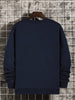 Mens Printed Sweatshirt by Tee Tall TTMPWS43 - Navy Blue