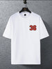 Mens Cotton Sticker Printed T-Shirt TTMPS137 - White