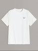 Nine Zero Small Crown Printed NZMT15 T-Shirt - White