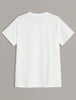 Nine Zero Small Crown Printed NZMT15 T-Shirt - White