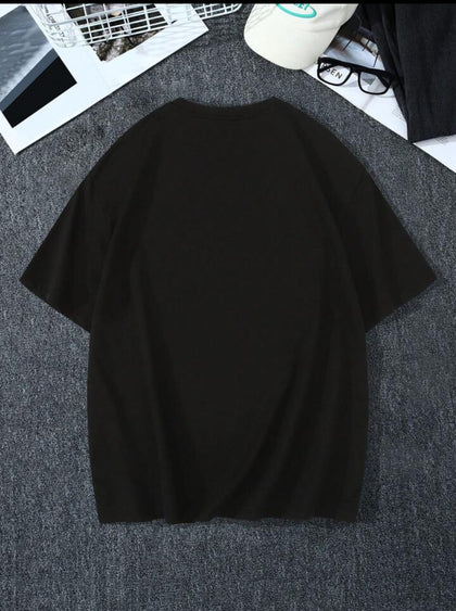 Nine Zero Eagle Printed NZMT17 T-Shirt - Black