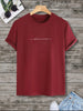 Nine Zero Dreamer Printed NZMT21 T-Shirt - Maroon