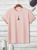 Nine Zero Paris Printed NZMT20 T-Shirt - Pink