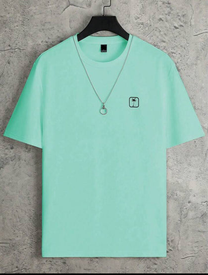 Nine Zero Tree Printed NZMT39 T-Shirt - Mint Green