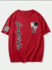 Nine Zero NY Comfortable Printed NZMT6 T-Shirt - Red