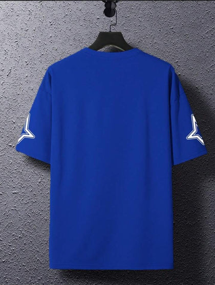 Nine Zero Chicago 26 Printed NZMT7 T-Shirt - Royal Blue
