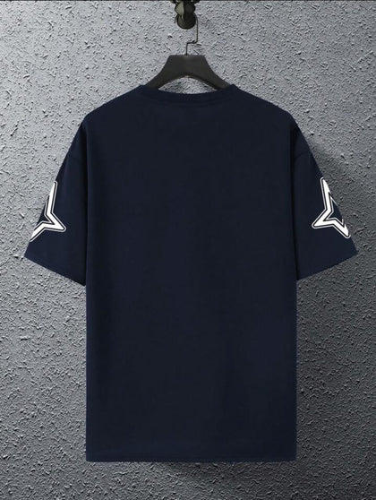 Nine Zero Chicago 26 Printed NZMT7 T-Shirt - Navy Blue