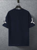Nine Zero Chicago 26 Printed NZMT7 T-Shirt - Navy Blue