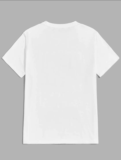 Nine Zero Tree Printed NZMT13 T-Shirt - White