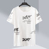 Mens Cotton Sticker Printed T-Shirt TTMPS76 - White
