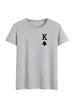 Mens Cotton Sticker Printed T-Shirt TTMPS102 - Grey