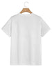 Mens Cotton Sticker Printed T-Shirt TTMPS100 - White