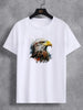 Mens Cotton Sticker Printed T-Shirt TTMPS91 - White