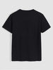 Mens Cotton Sticker Printed T-Shirt TTMPS96 - Black