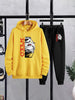 Mens Hoodie and Pants Set by Tee Tall - MHPSTT15 - Yellow Black