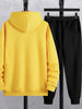 Mens Hoodie and Pants Set by Tee Tall - MHPSTT22 - Yellow Black