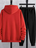 Mens Hoodie and Pants Set by Tee Tall - MHPSTT20 - Red Black