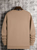 Mens Printed Sweatshirt by Tee Tall TTMPWS24 - Cream