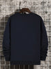 Mens Printed Sweatshirt by Tee Tall TTMPWS24 - Navy Blue