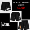 Mens 3 Printed Shorts Bundle M3PSBU1