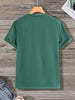 Mens Cotton Sticker Printed T-Shirt TTMPS15 - Green