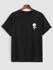 Mens Summer Shorts + T-Shirt Set - TTMSS35 - Black Black