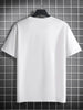 Mens Cotton Sticker Printed T-Shirt TTMPS16 - White