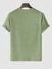 Mens Cotton Sticker Printed T-Shirt TTMPS37 - Mint Green